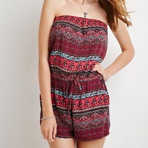 Forever 21 Strapless Romper